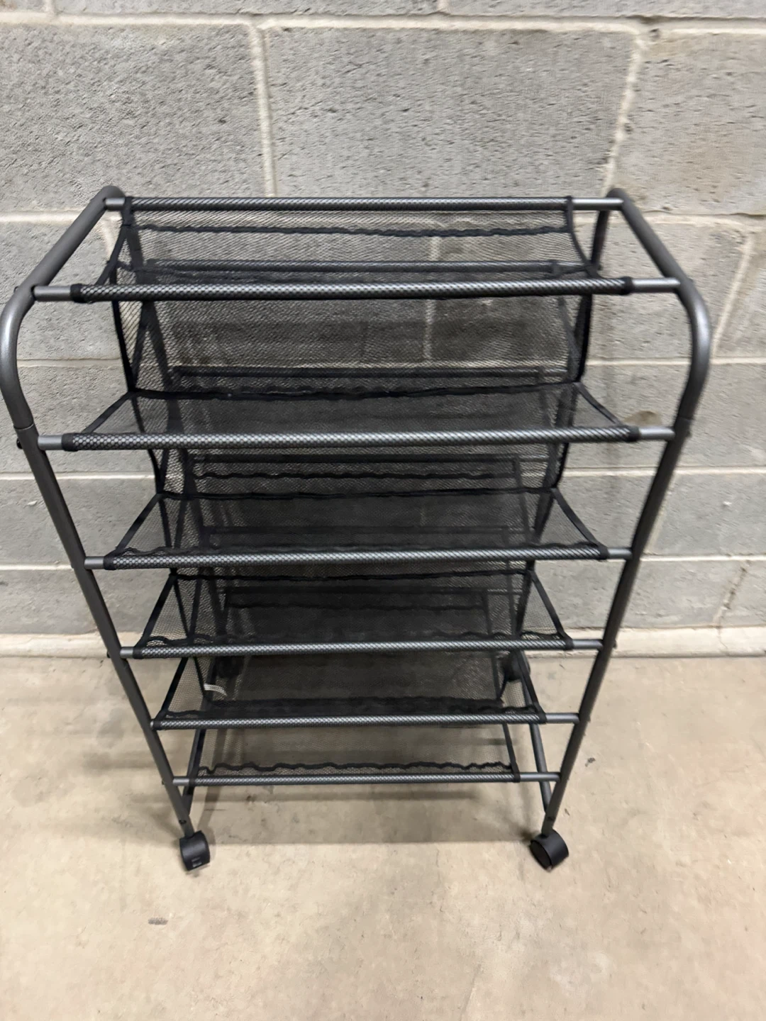 5-Tier Black Metal Mesh Shoe Rack Organizer 30-Pair 25$ cash - photo 4