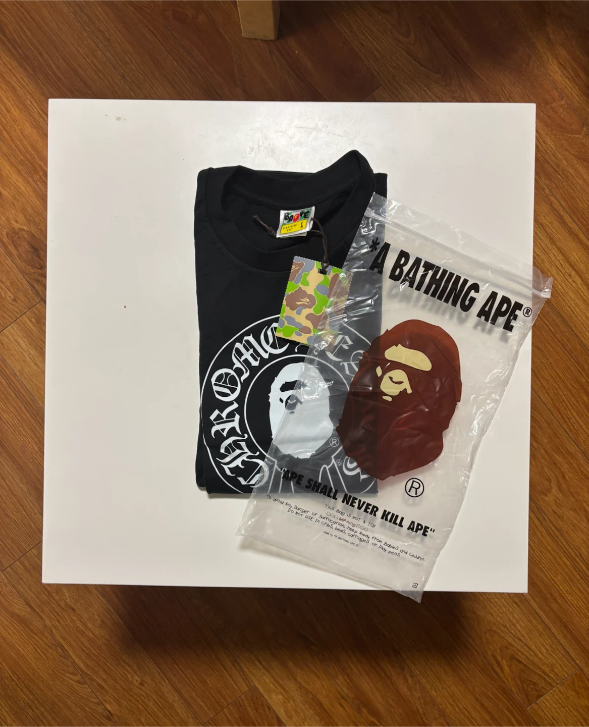 A Bathing Ape x Chrome Hearts Baby Milo T-Shirt
