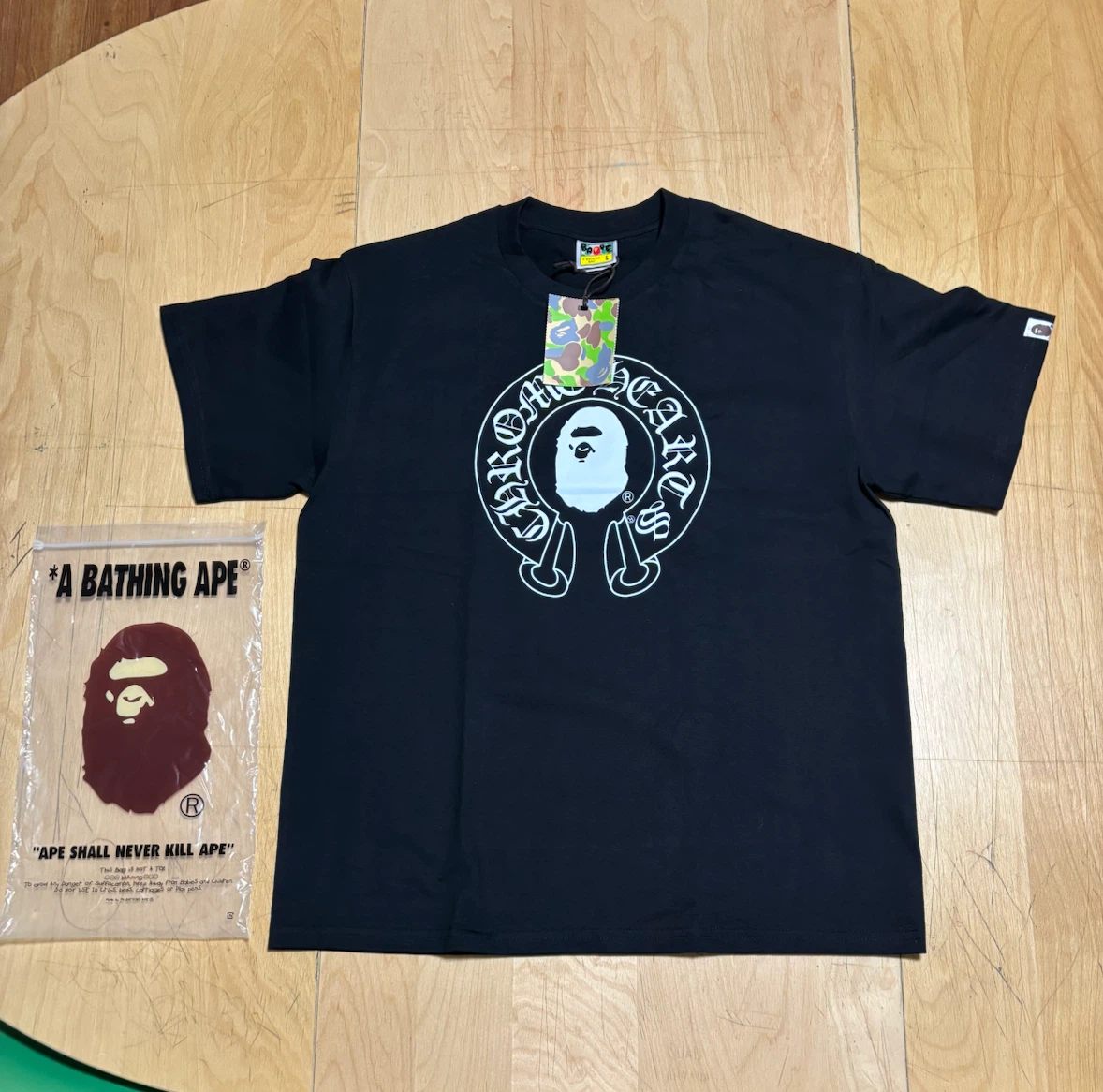 A Bathing Ape x Chrome Hearts Baby Milo T-Shirt - photo 2