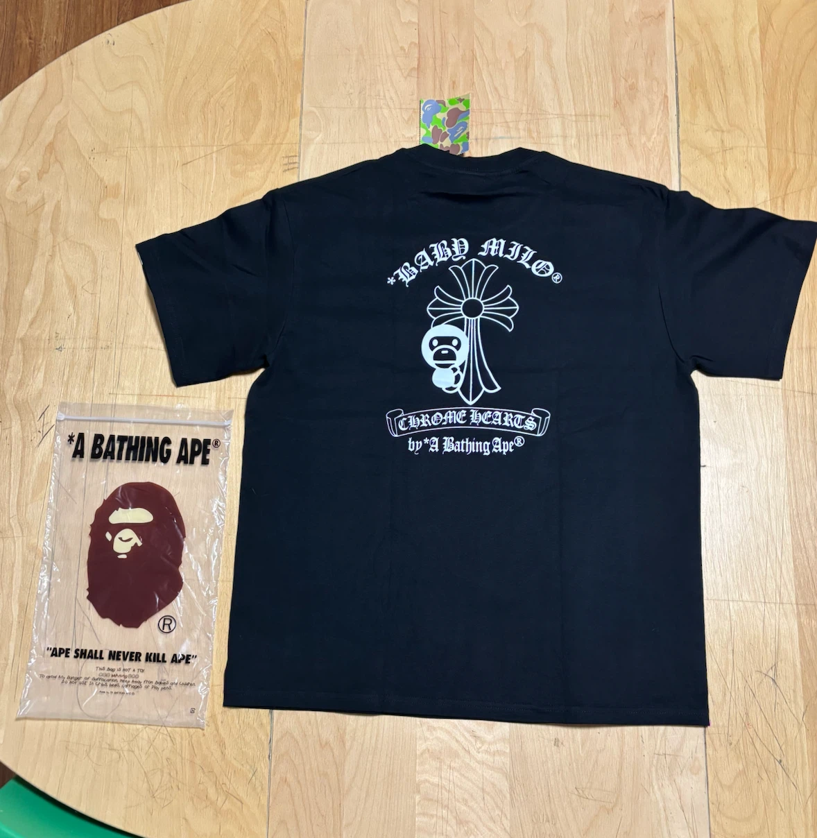 A Bathing Ape x Chrome Hearts Baby Milo T-Shirt - photo 3