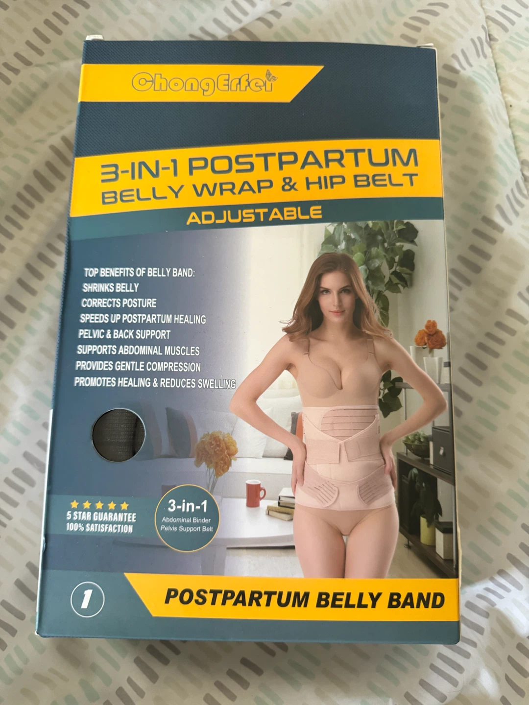 3-in-1 Postpartum Belly Wrap & Hip Belt