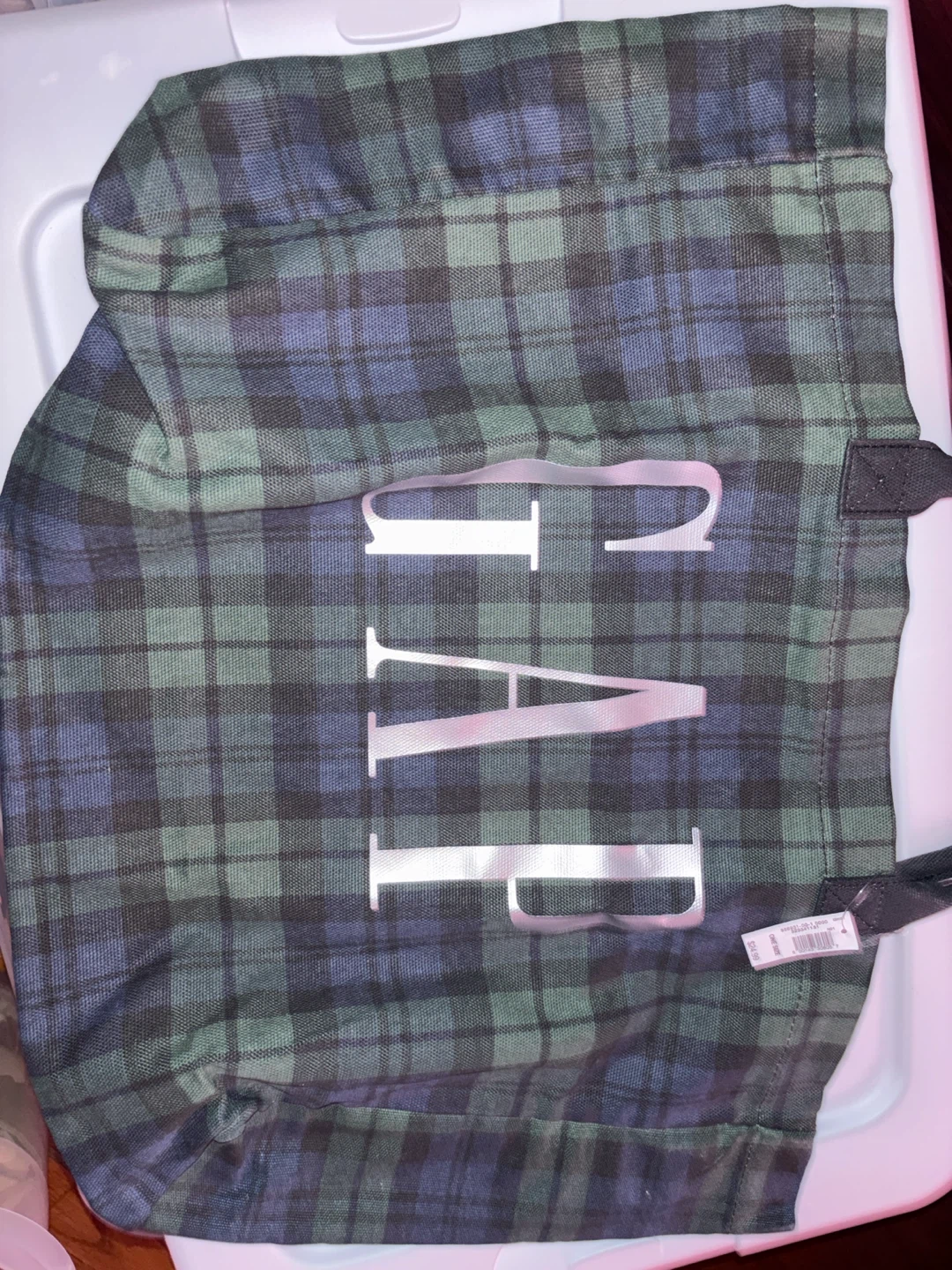 GAP Plaid Tote Bag