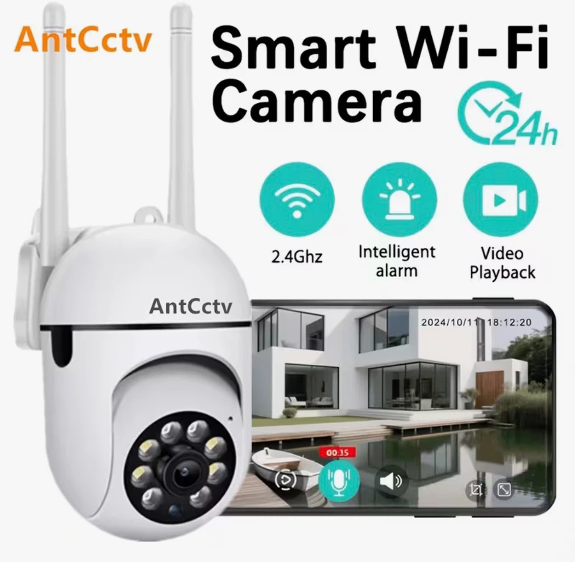 AntCctv Smart Wi-Fi HD Security Camera