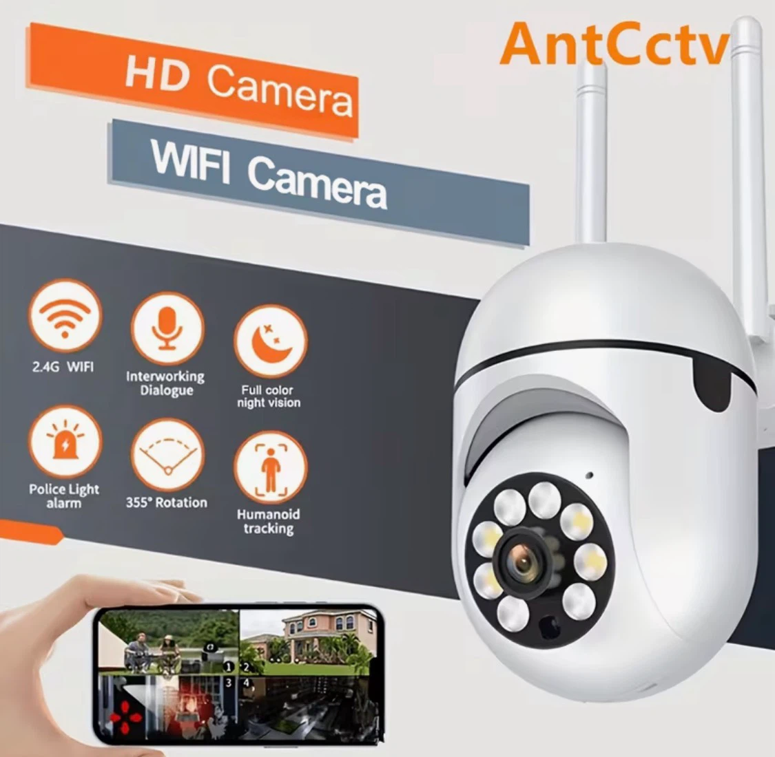 AntCctv Smart Wi-Fi HD Security Camera - photo 2