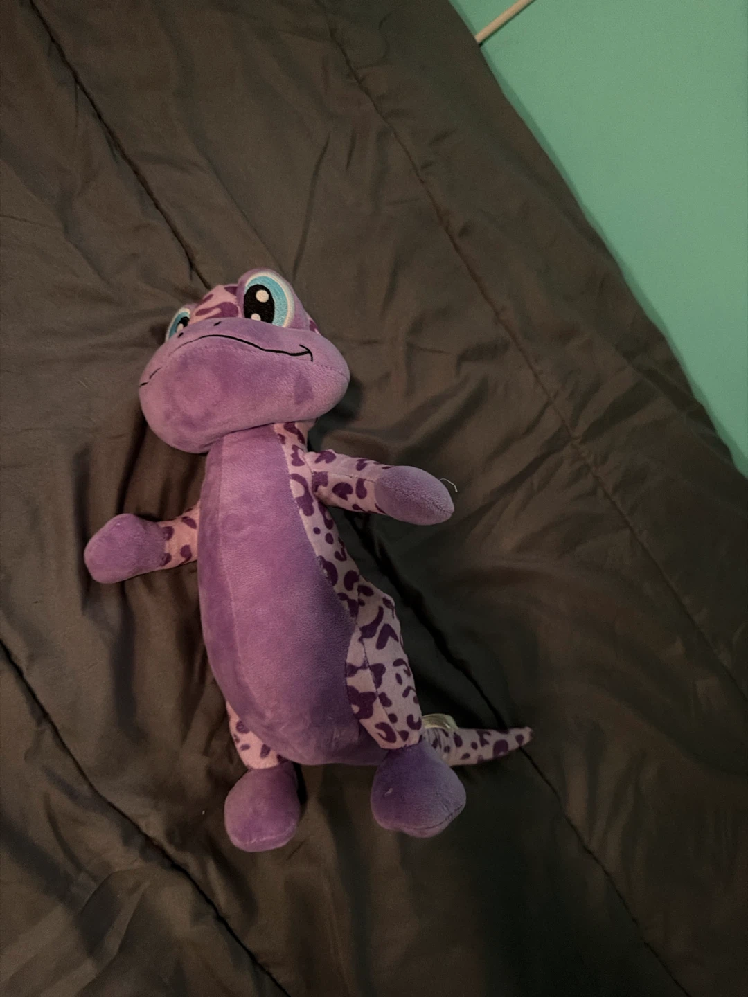 Purple Spotted Plush Toy