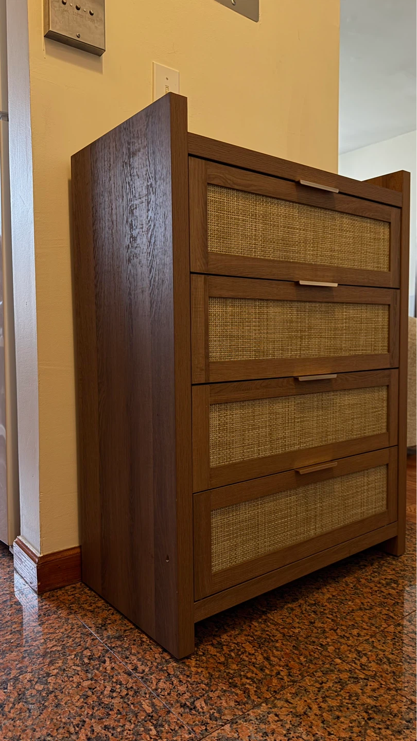 Rattan 4 Drawers Dresser - photo 2