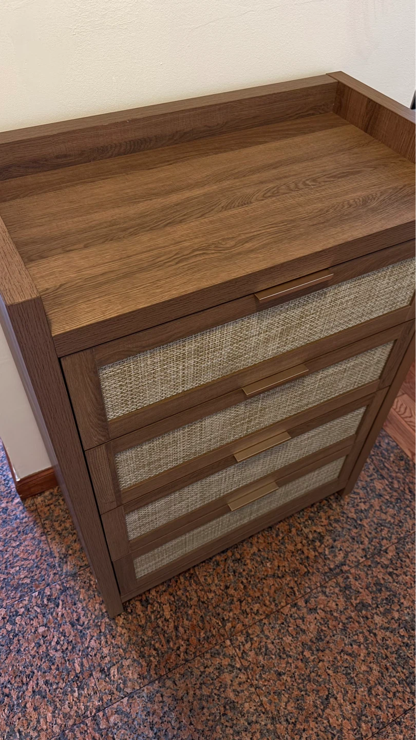 Rattan 4 Drawers Dresser - photo 3
