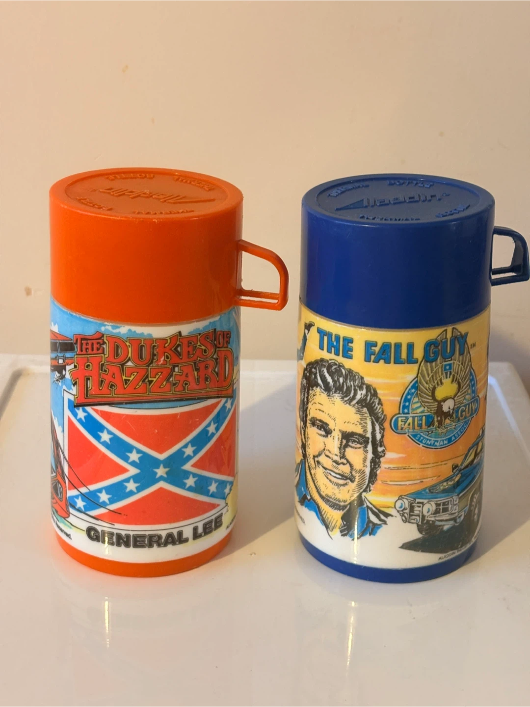 Vintage Thermos - Dukes of Hazzard & The Fall Guy