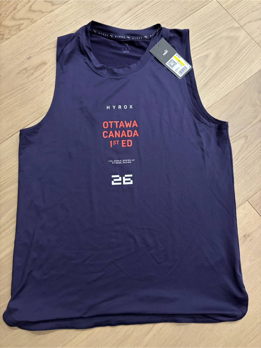 PUMA x Hyrox OTTAWA 2026 Cloudspun City Tank, Men’s Size M *NEW