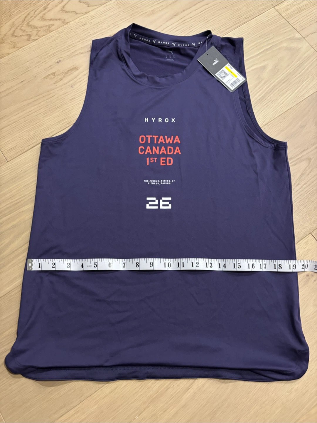PUMA x Hyrox OTTAWA 2026 Cloudspun City Tank, Men’s Size M *NEW - photo 3