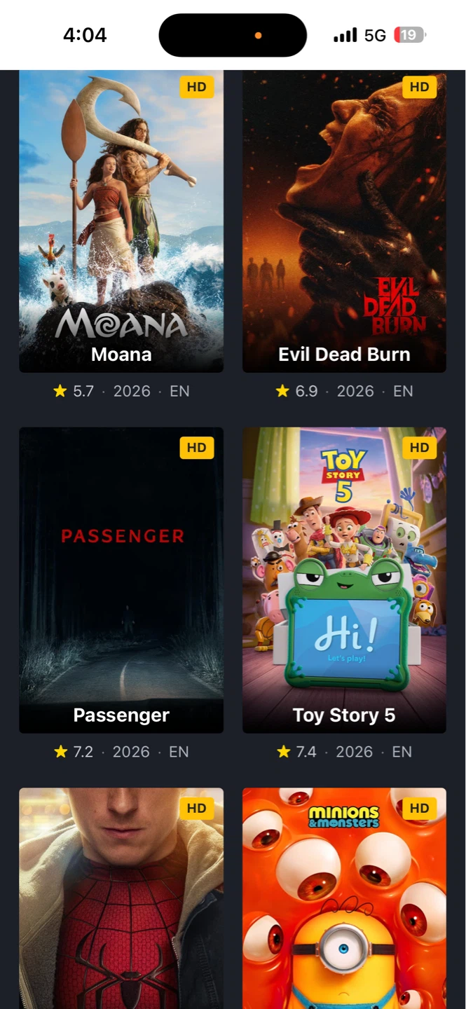 Movie digital copy
