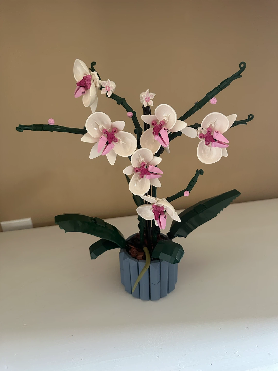 LEGO Orchid Flower Display