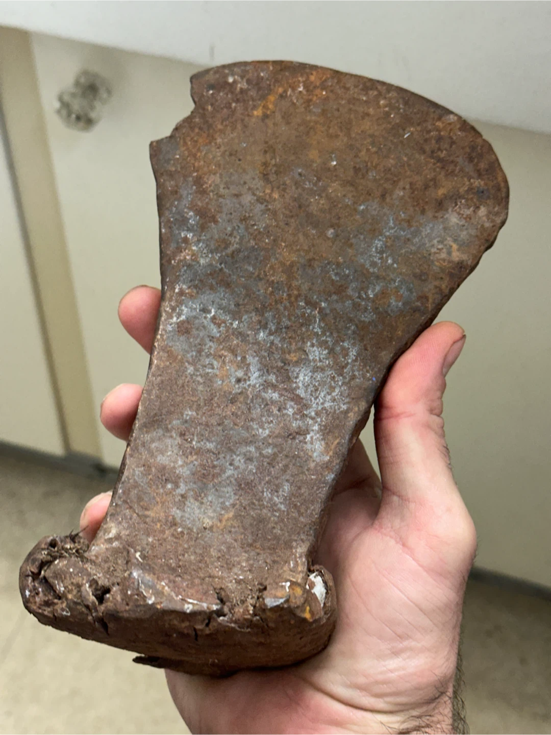 Large antique cast metal wood splitter - photo 2