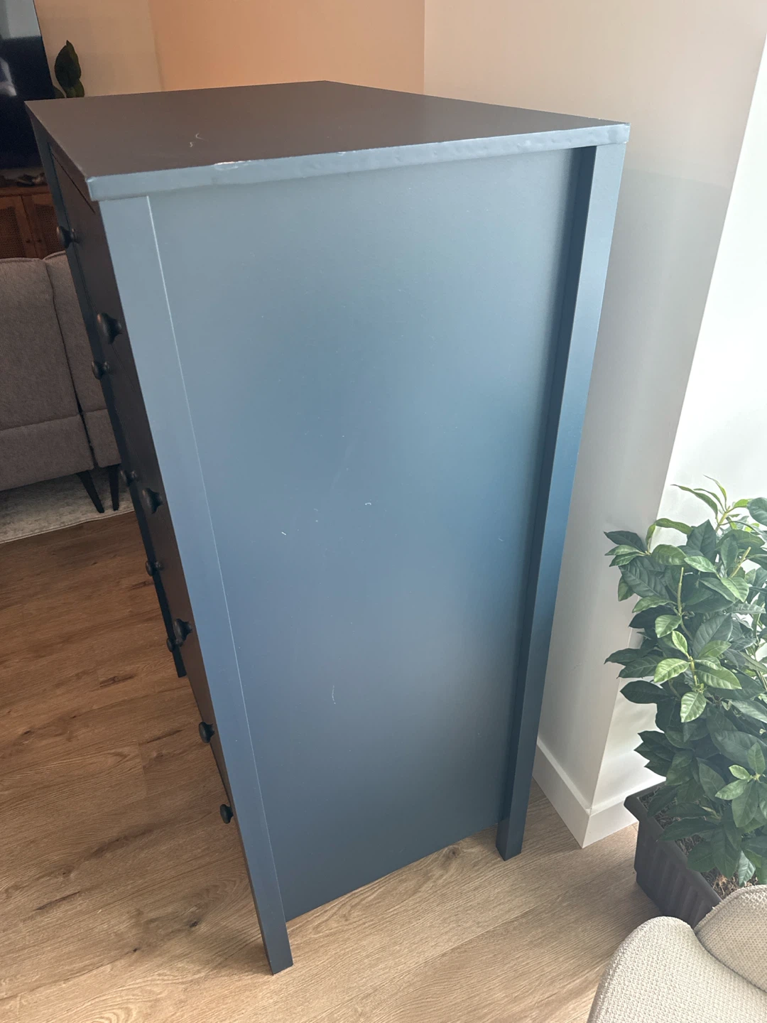 Black 5-Drawer Dresser - photo 2