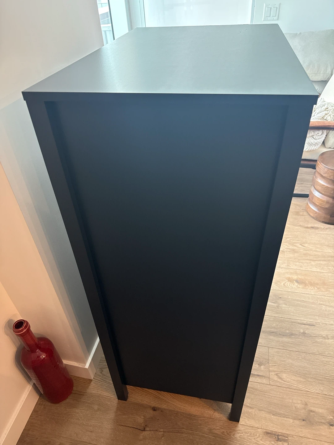 Black 5-Drawer Dresser - photo 3