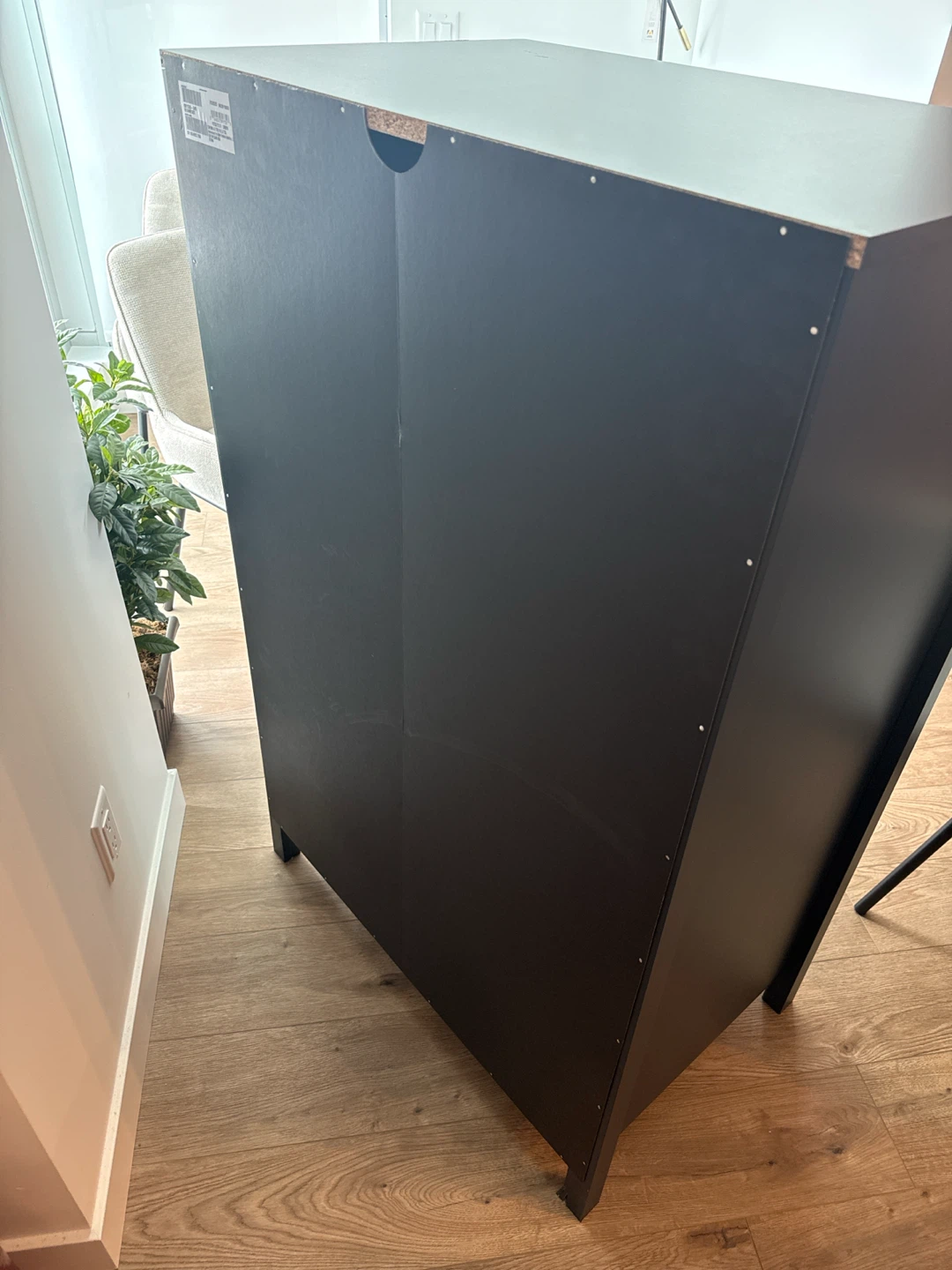 Black 5-Drawer Dresser - photo 4