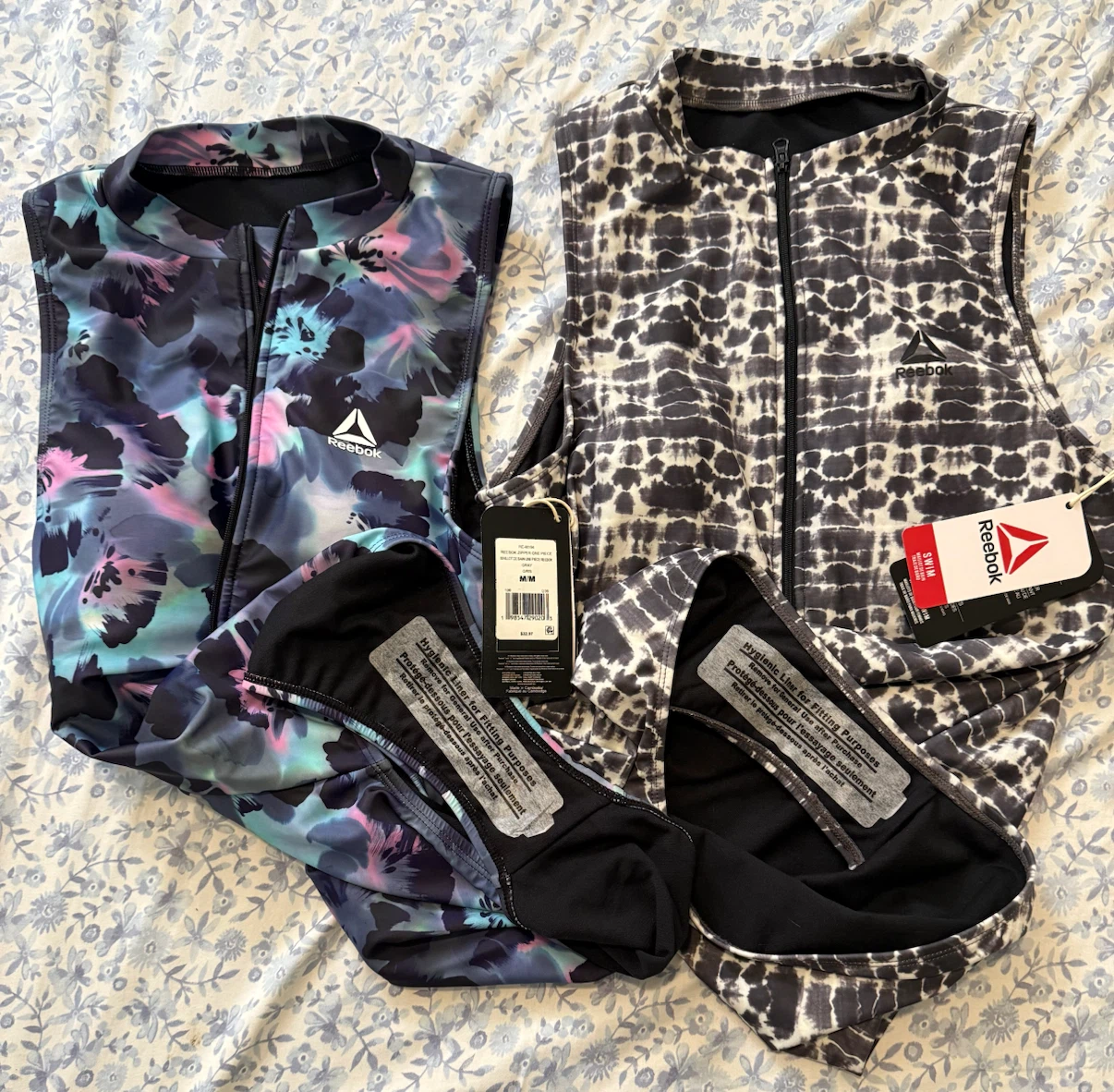 Reebok Zipper One-Piece Swimsuit Set - photo 3