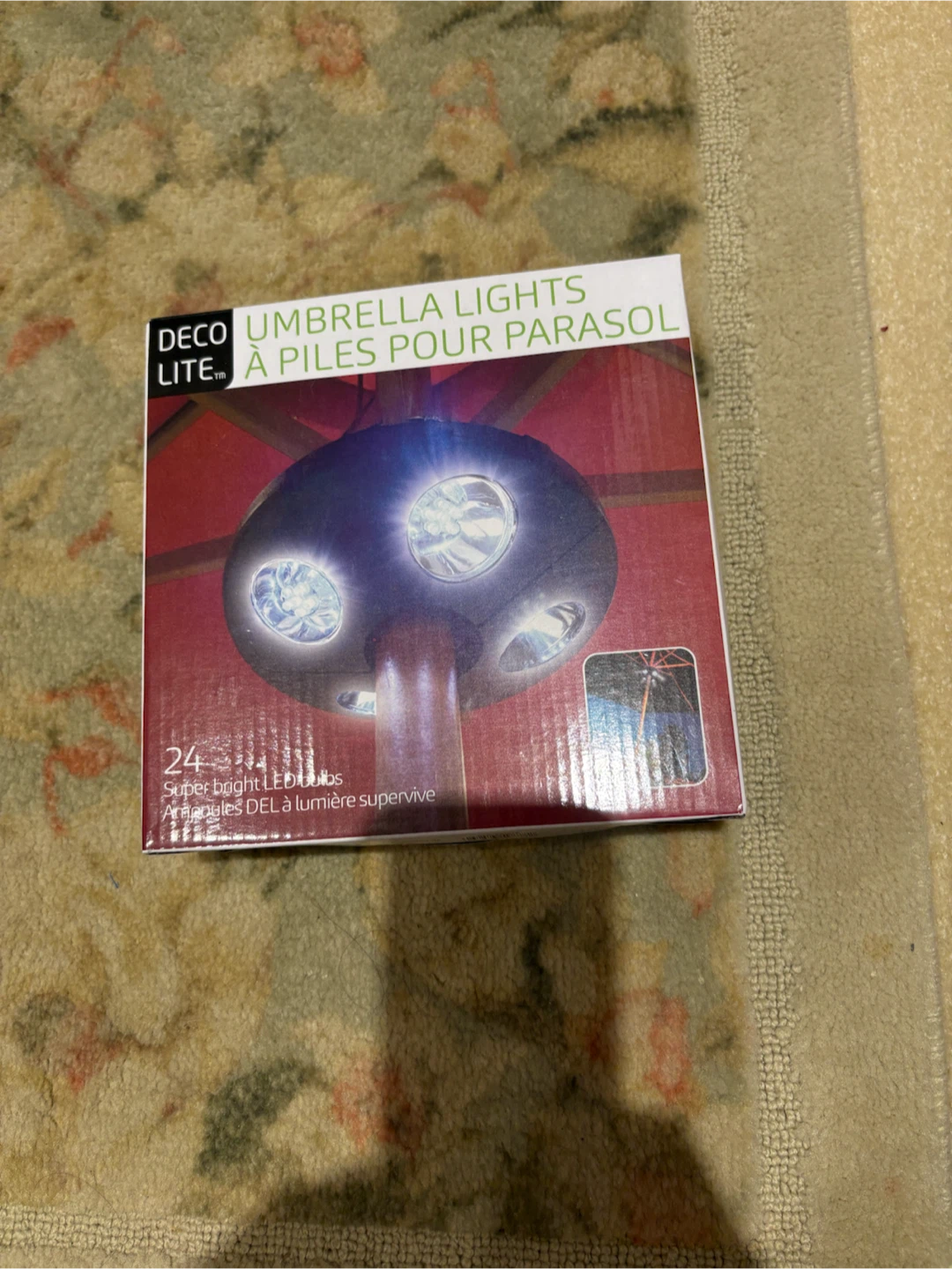 DECO LITE Umbrella Lights - 24 Super Bright LED Bulbs