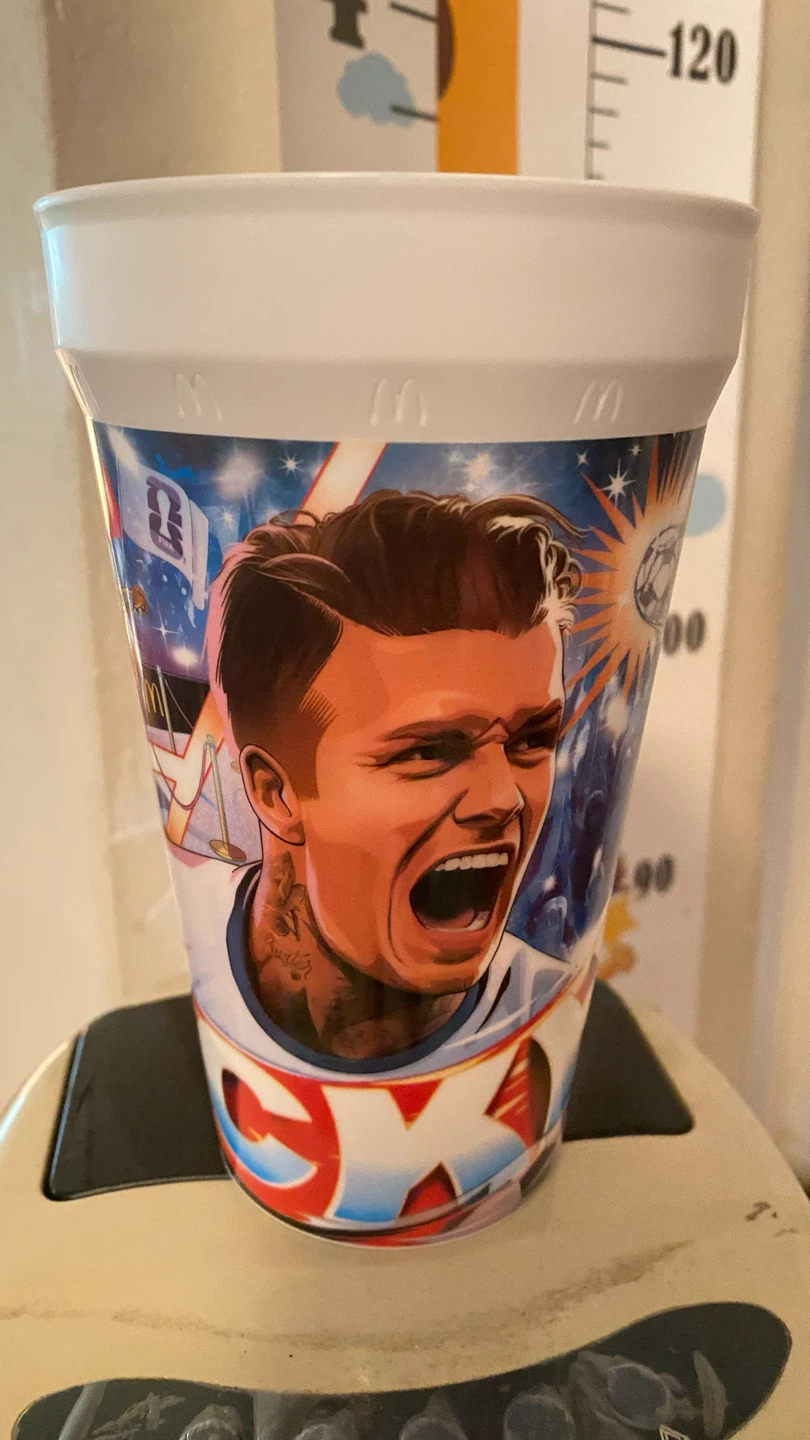 McDonald's Collectible Cup- David Beckham