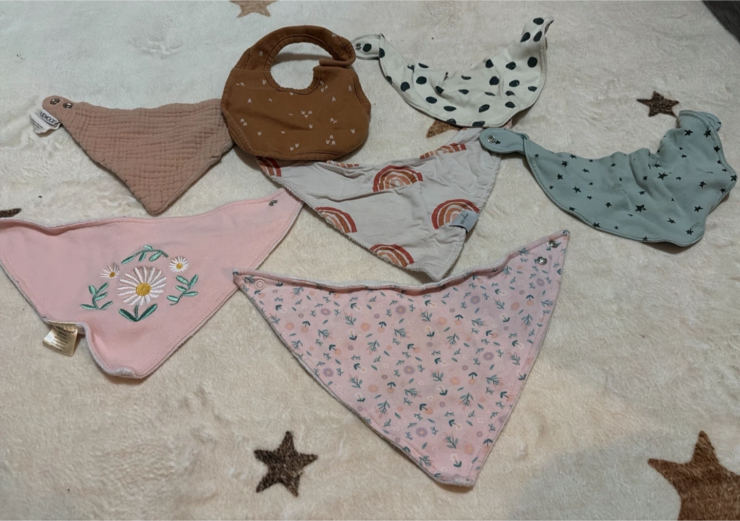 Set of 7 Baby Bibs