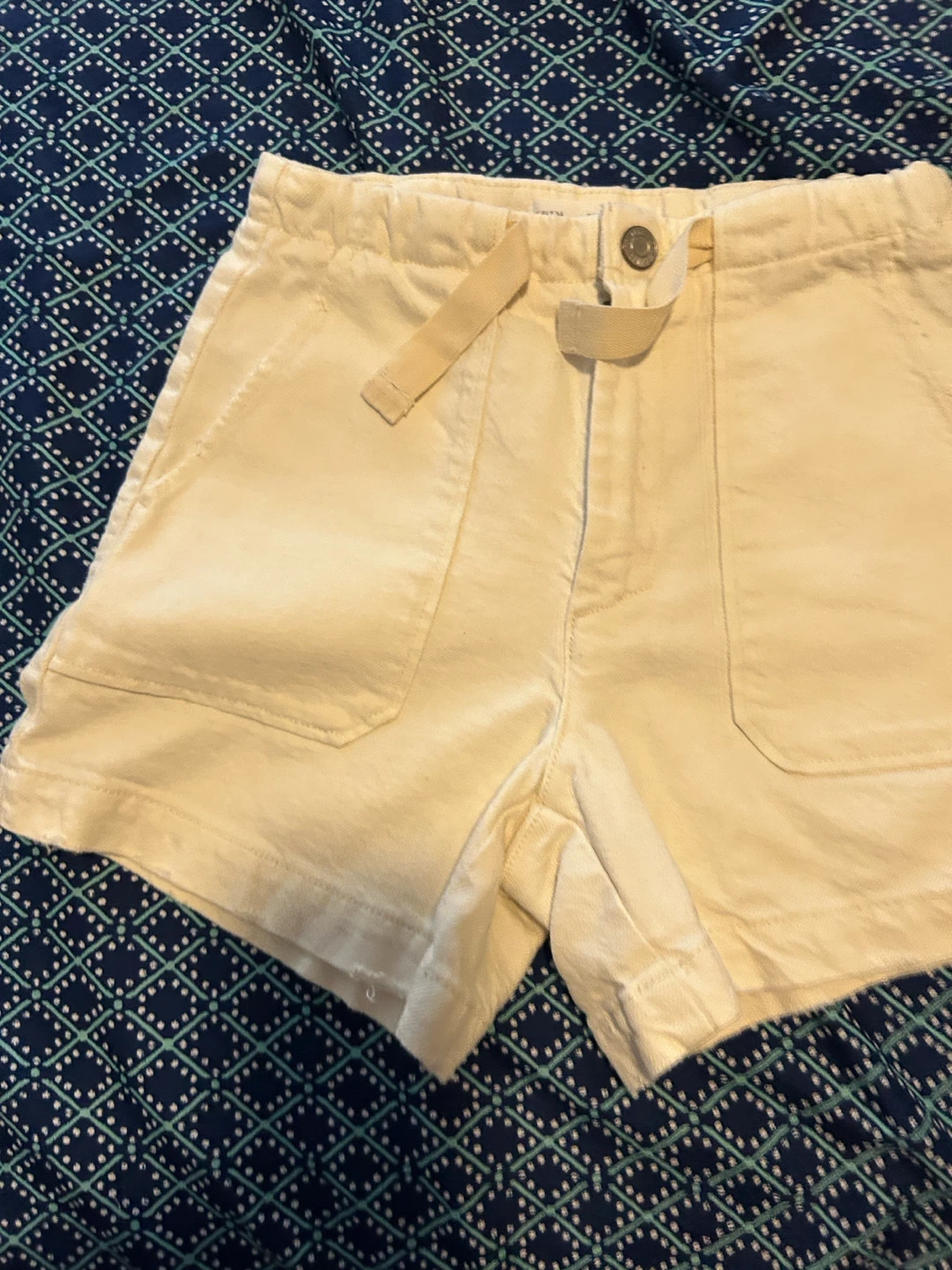 ZARA Cream Cargo Shorts Size 9/134 - photo 2