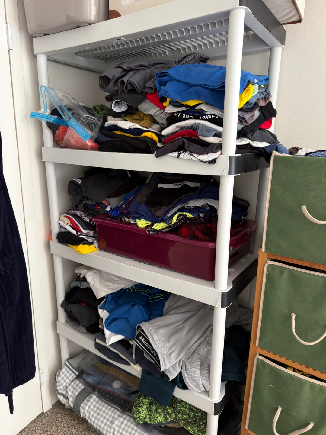 Plastic Shelving Unit