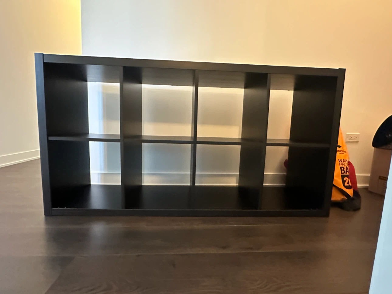 IKEA Black 8-Cube Storage Shelf Unit - photo 2