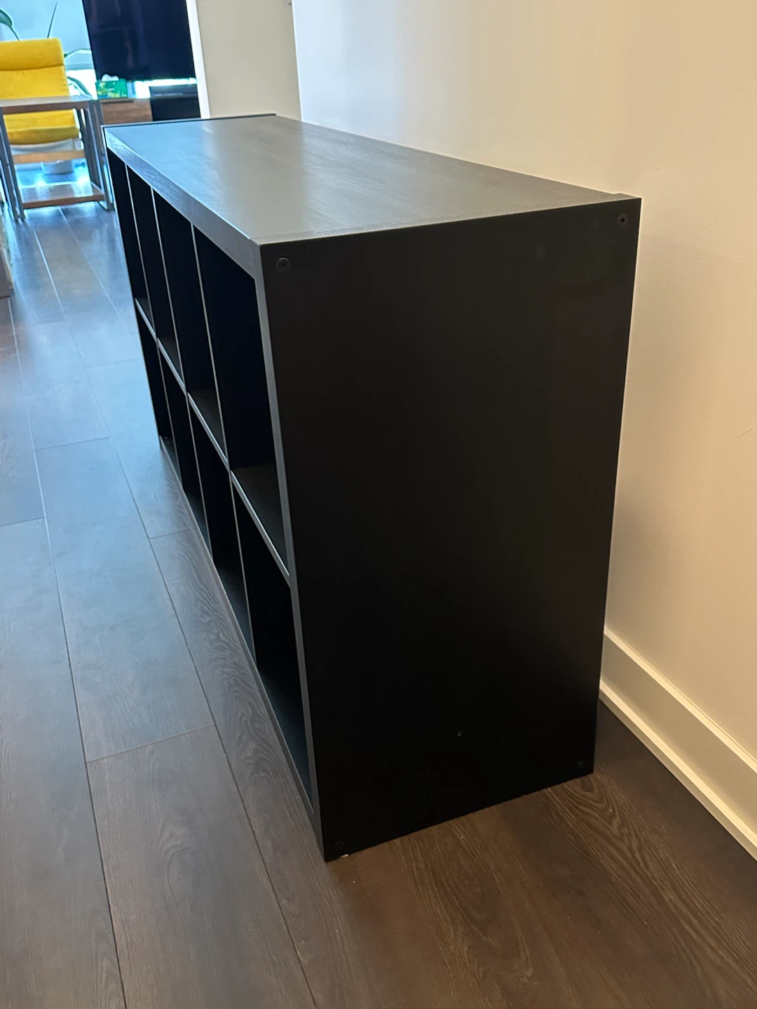 IKEA Black 8-Cube Storage Shelf Unit - photo 3