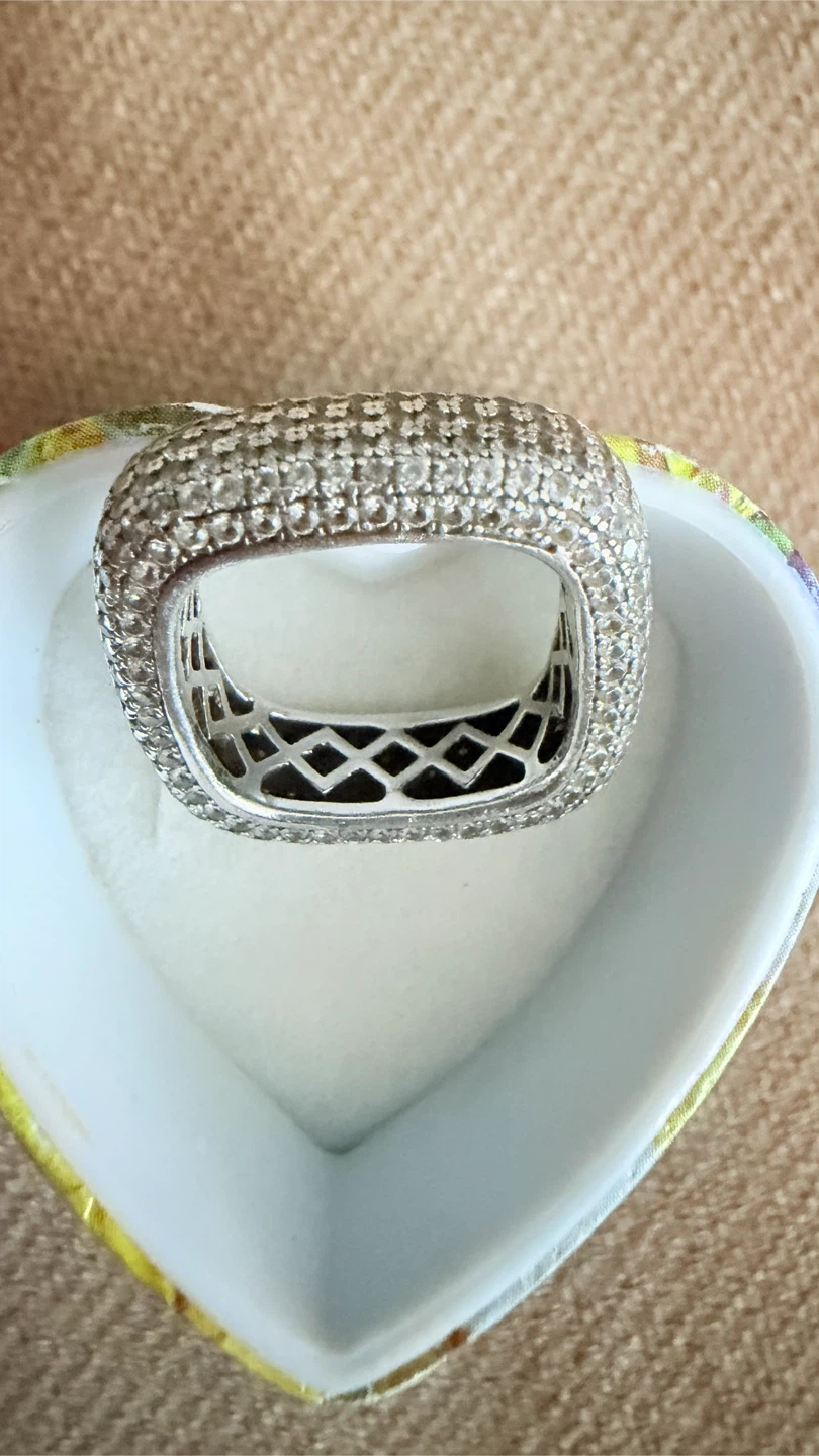 ADIRFINE Sterling Silver Eternity Band Ring - photo 2