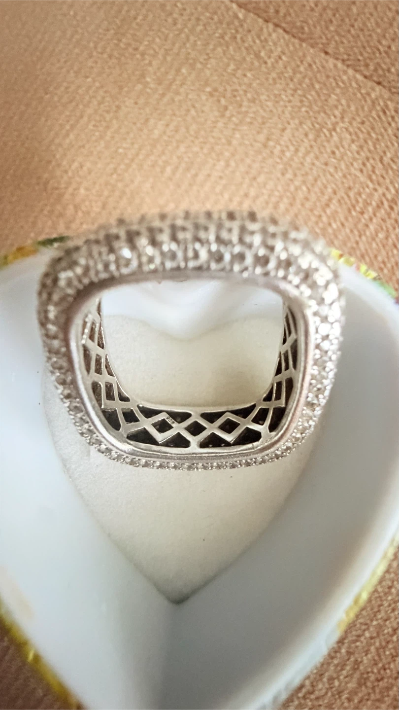 ADIRFINE Sterling Silver Eternity Band Ring - photo 3