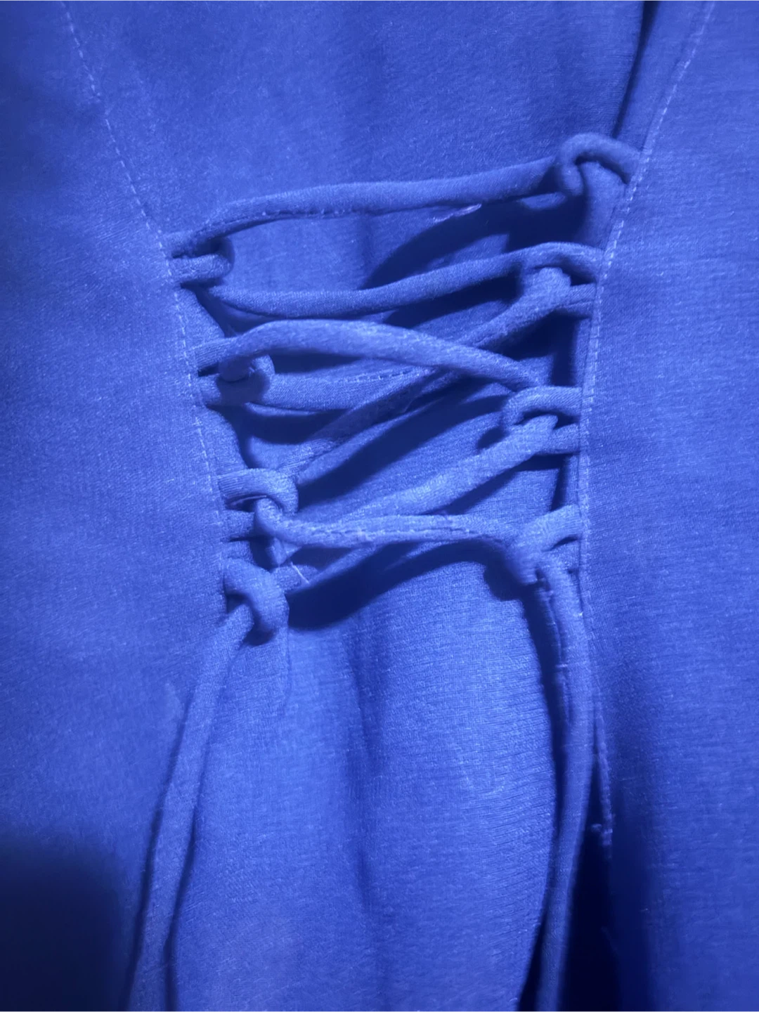 Navy Blue Embroidered Outfit with Skirt - photo 5