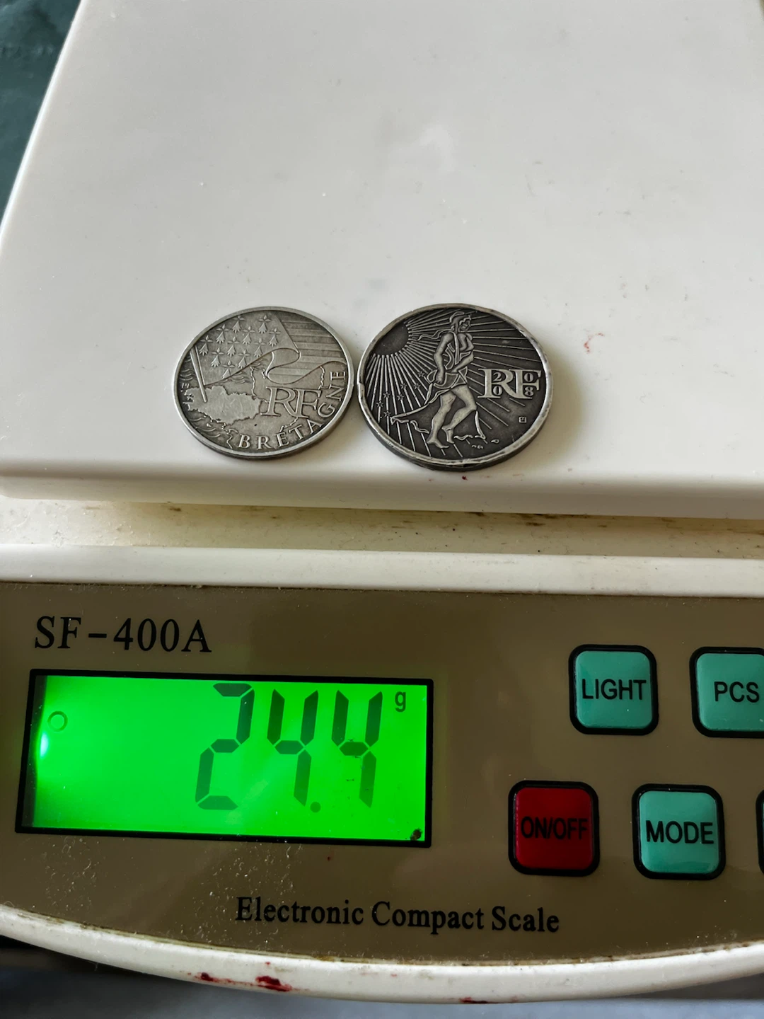 Silver coins Euro 10 and Euro 15 Coins - photo 2