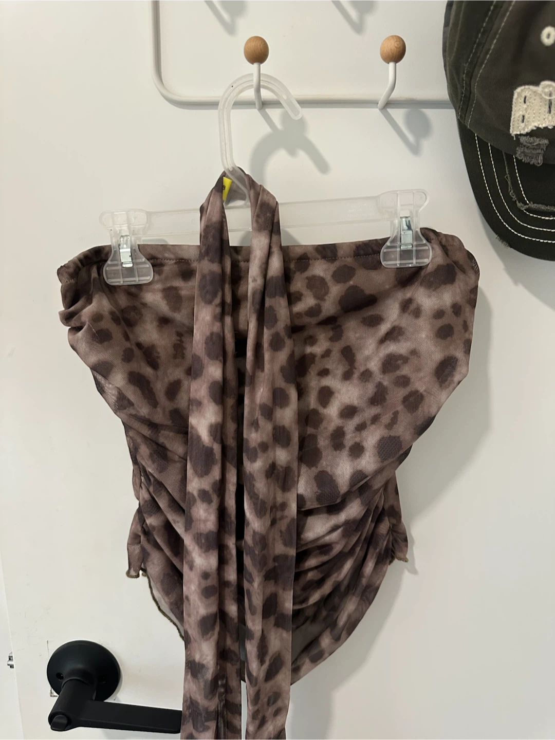 Women's Leopard Print Halter Top