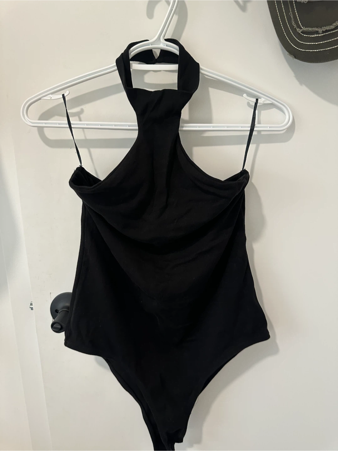 Zara Black Halter Bodysuit