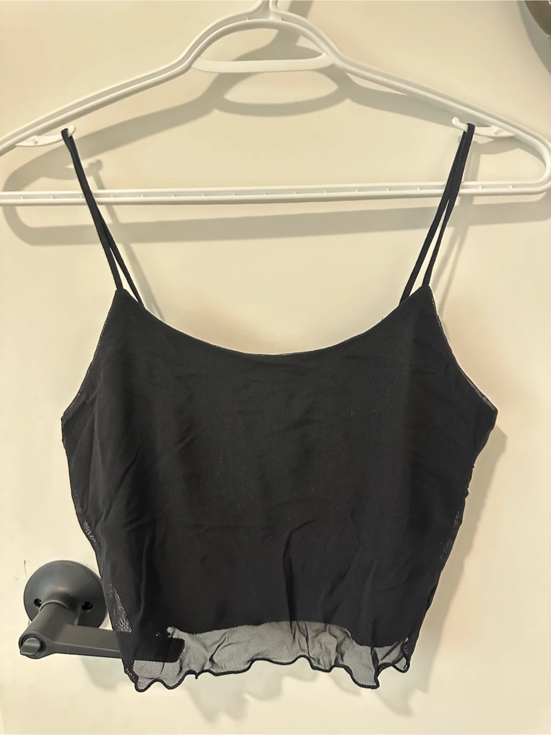Brandy Melville Black Crop Top