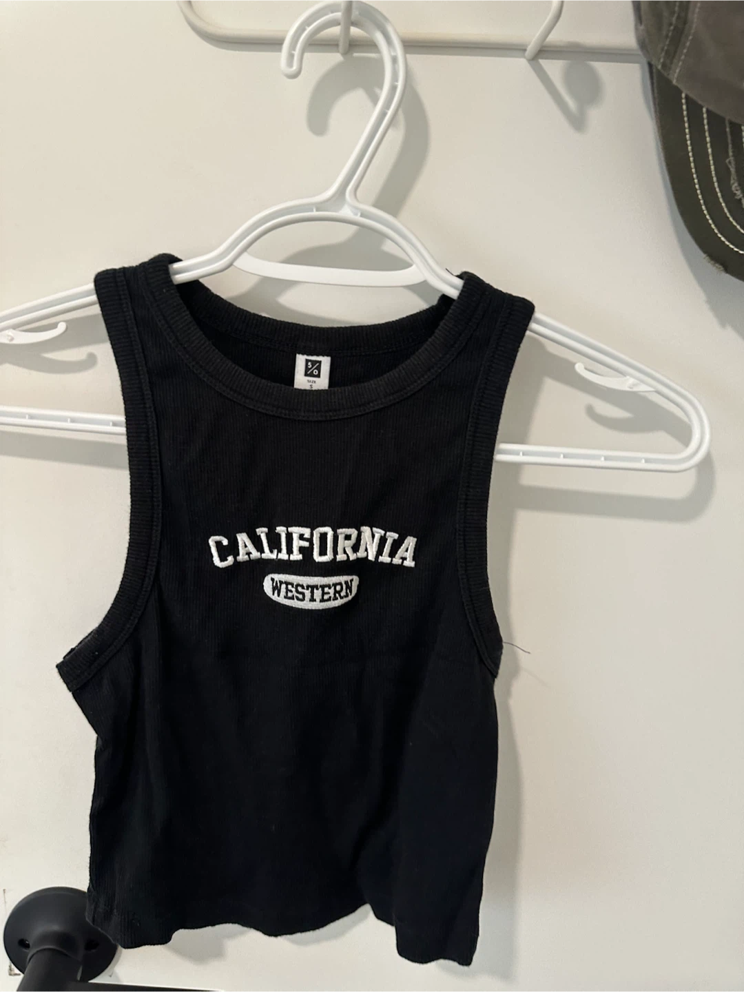 Black "California Western" Tank Top - Size S