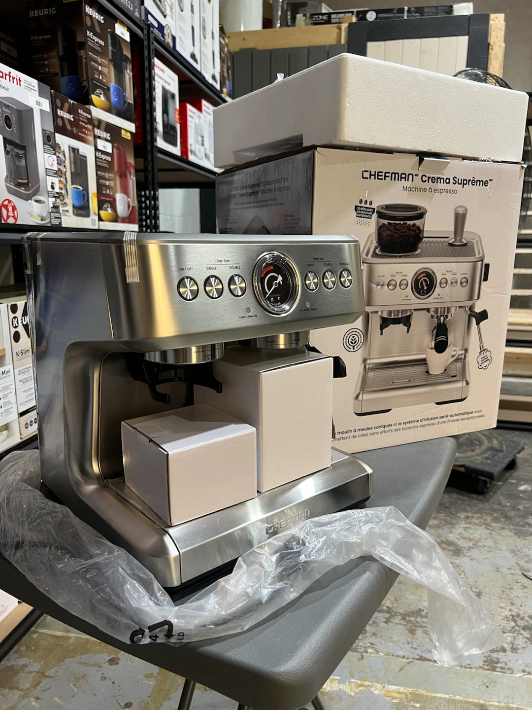 Chefman Crema Supreme Espresso Machine