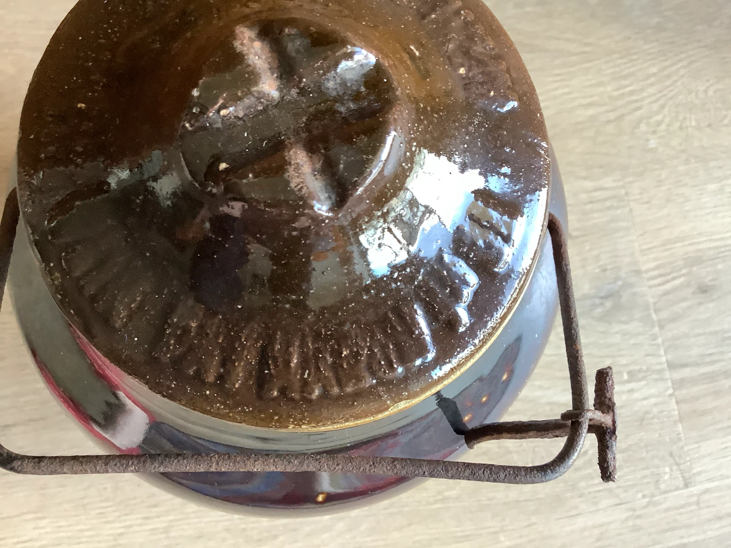 Antique 1881 Stoneware Canning Jar 🐞 - photo 3