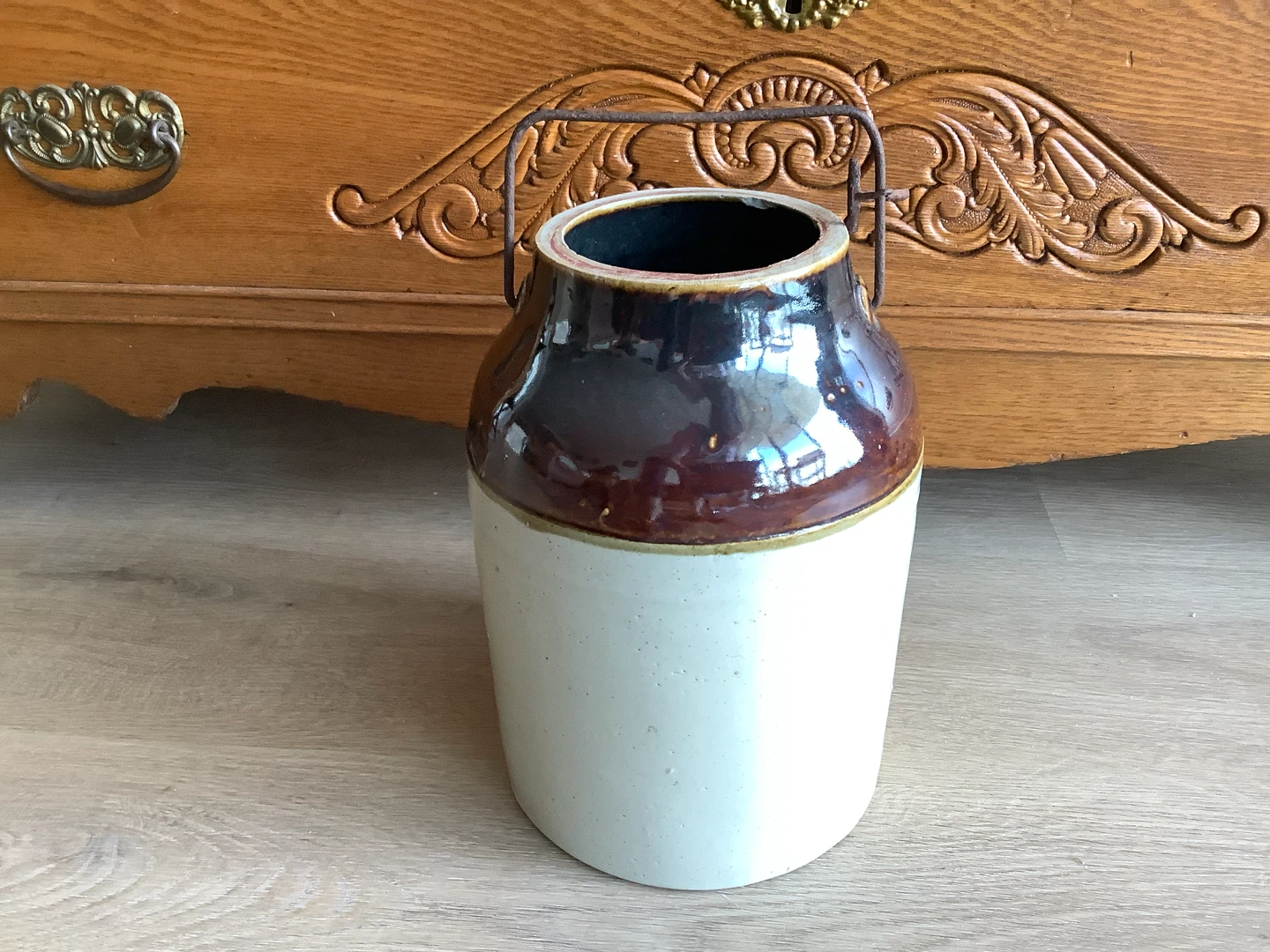 Antique 1881 Stoneware Canning Jar 🐞 - photo 4