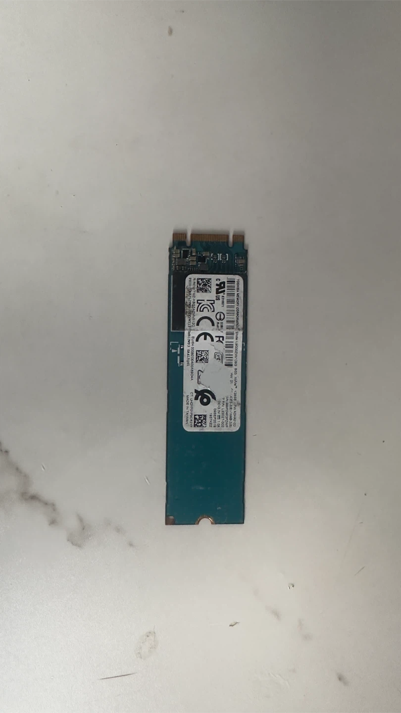 Toshiba 256GB NVMe SSD