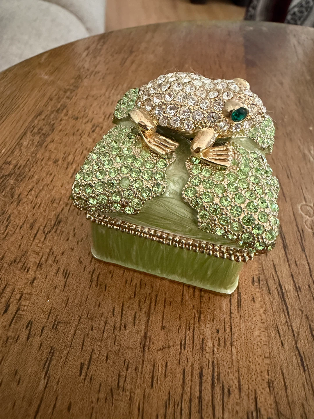 Jeweled Frog Trinket Box - photo 2