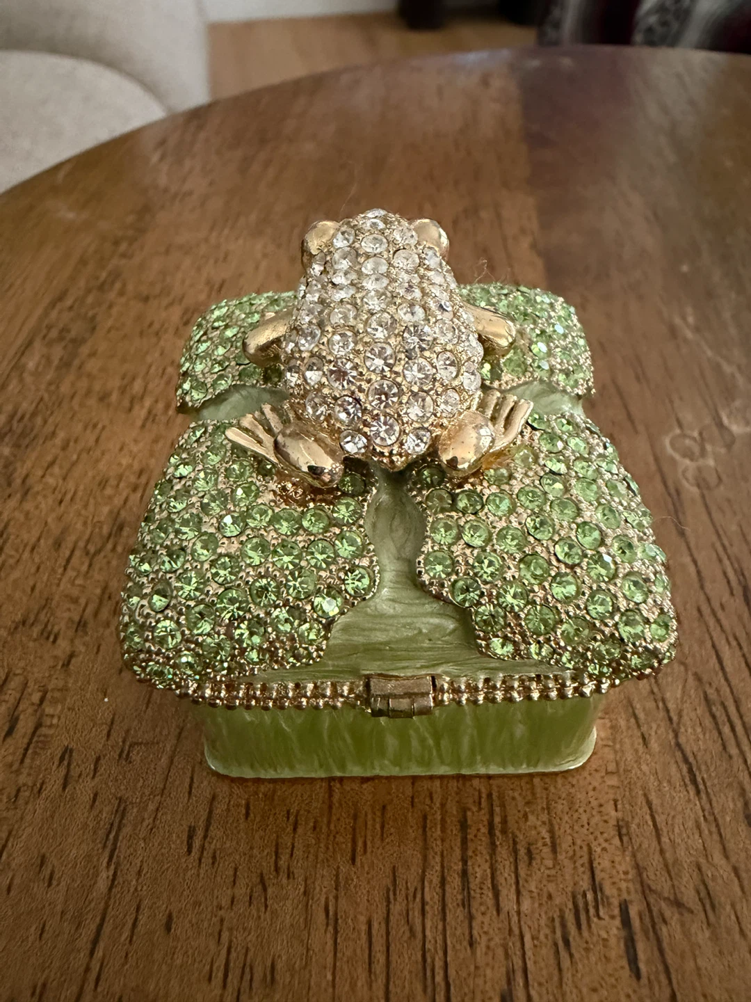 Jeweled Frog Trinket Box - photo 3