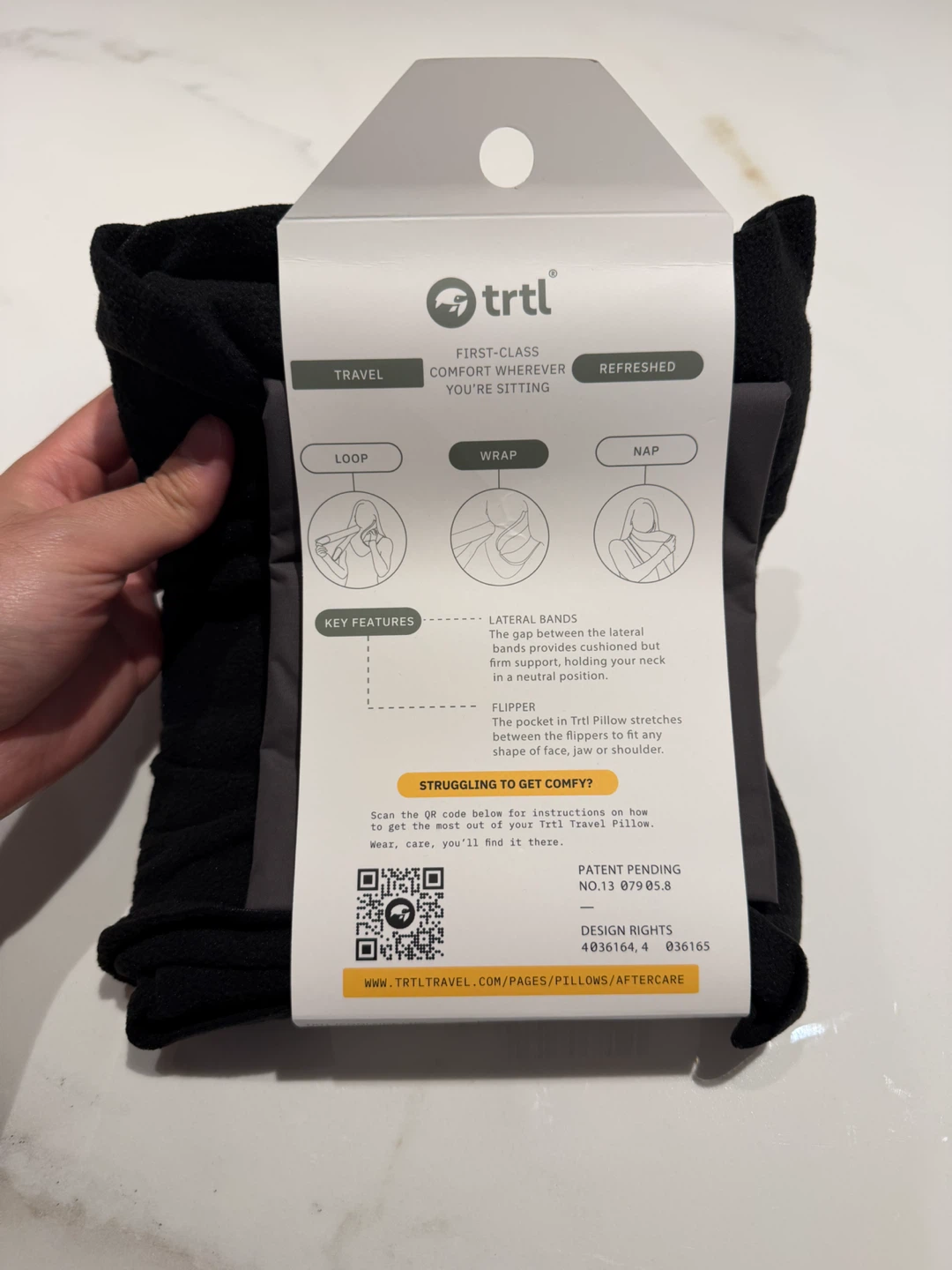 TRTL Travel Pillow - Black - photo 5