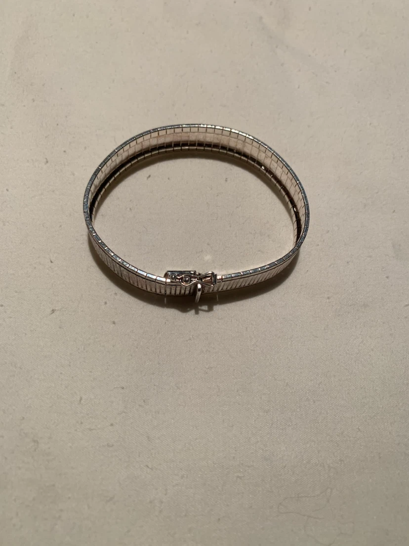 Sterling Silver Omega Bracelet