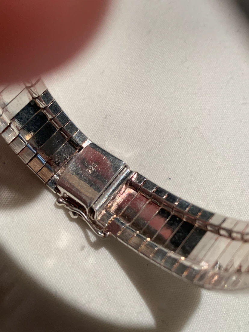 Sterling Silver Omega Bracelet - photo 4