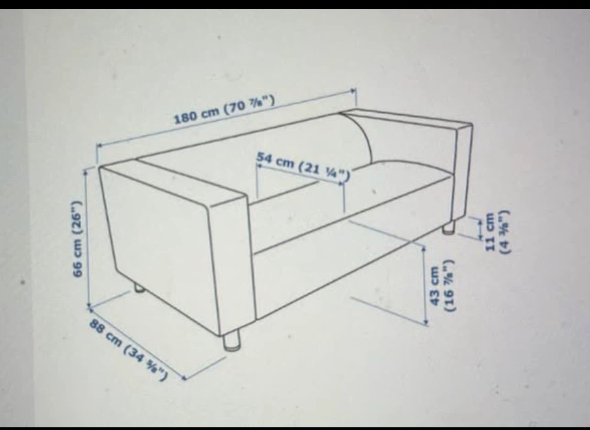 IKEA Couch (KLIPPAN) washable cover - photo 4
