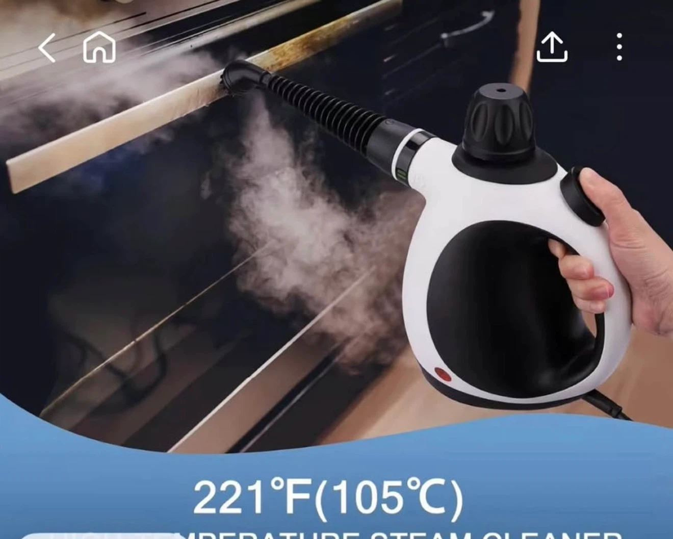Handheld Steam Cleaner with Accessories - photo 2