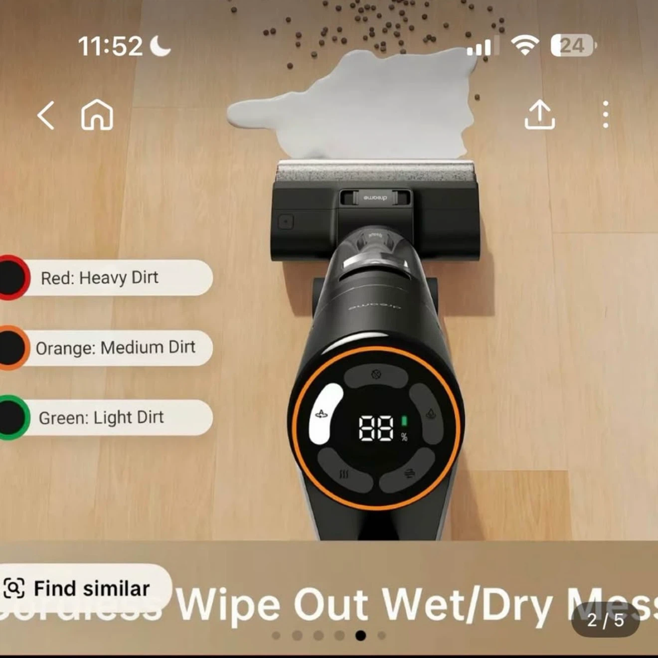 Dreame Wet/Dry Vacuum Cleaner - photo 2