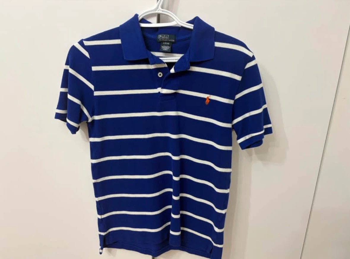 Polo by Ralph Lauren Striped Polo Shirt - boys large (14-16)