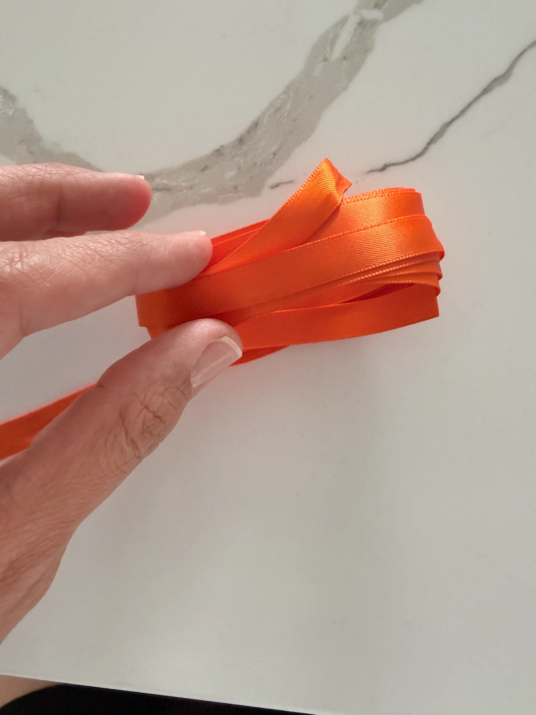 Orange Satin Ribbon